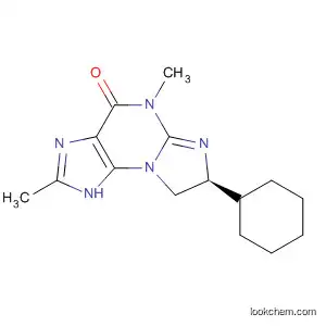 1H-Imidazo[2,1-b]purin-4(5H)-one,
7-cyclohexyl-7,8-dihydro-2,5-dimethyl-, (S)-