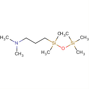 Molecular Structure of 141508-55-6 (1-Propanamine, N,N-dimethyl-3-(pentamethyldisiloxanyl)-)