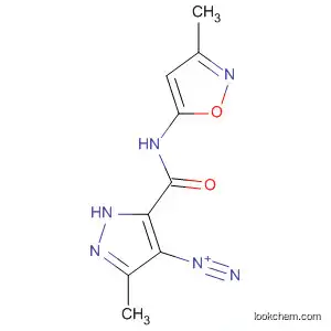 Molecular Structure of 141721-67-7 (1H-Pyrazole-4-diazonium,
3-methyl-5-[[(3-methyl-5-isoxazolyl)amino]carbonyl]-)