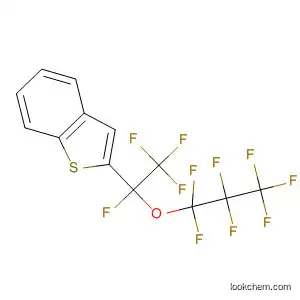 Molecular Structure of 141734-25-0 (Benzo[b]thiophene, 2-[1,2,2,2-tetrafluoro-1-(heptafluoropropoxy)ethyl]-)