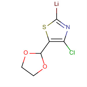 Lithium, [4-chloro-5-(1,3-dioxolan-2-yl)-2-thiazolyl]-