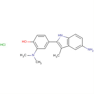 Phenol, 4-(5-amino-3-methyl-1H-indol-2-yl)-2-(dimethylamino)-,
monohydrochloride(141772-15-8)