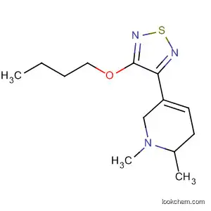 Molecular Structure of 141775-06-6 (Pyridine,
5-(4-butoxy-1,2,5-thiadiazol-3-yl)-1,2,3,6-tetrahydro-1,2-dimethyl-)