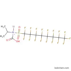 Molecular Structure of 141914-04-7 (Carbamic acid, [(heptadecafluorooctyl)sulfonyl](1-methylethyl)-, lithium
salt)