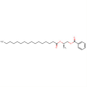 Molecular Structure of 141939-42-6 (Hexadecanoic acid, 1-[(benzoyloxy)methyl]-1,2-ethanediyl ester, (R)-)