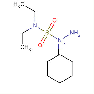 Molecular Structure of 141941-18-6 (Hydrazinesulfonamide, 2-cyclohexylidene-N,N-diethyl-)
