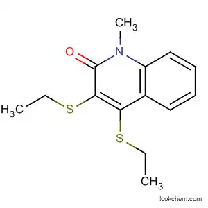 2(1H)-Quinolinone, 3,4-bis(ethylthio)-1-methyl-