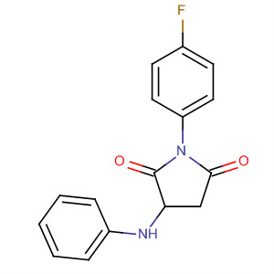 Molecular Structure of 142014-00-4 (2,5-Pyrrolidinedione, 1-(4-fluorophenyl)-3-(phenylamino)-)