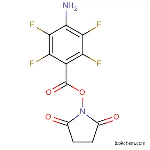 Molecular Structure of 142039-21-2 (2,5-Pyrrolidinedione, 1-[(4-amino-2,3,5,6-tetrafluorobenzoyl)oxy]-)