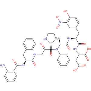 L-Aspartic acid, N-[N-[N-[1-[N-[N-(2-aminobenzoyl)-L-phenylalanyl]glycyl]-L-prolyl]-L-phen ylalanyl]-3-nitro-L-tyrosyl]-