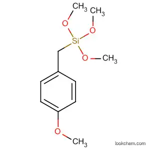 Molecular Structure of 142088-82-2 (Silane, trimethoxy[(4-methoxyphenyl)methyl]-)