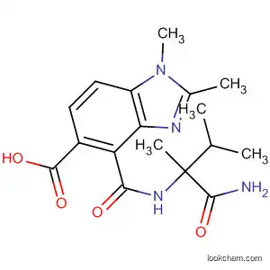 1H-Benzimidazole-5-carboxylic acid,
4-[[[1-(aminocarbonyl)-1,2-dimethylpropyl]amino]carbonyl]-1,2-dimethyl-