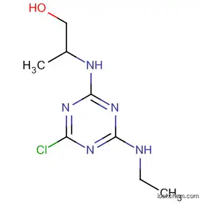 Molecular Structure of 142179-80-4 (1-Propanol, 2-[[4-chloro-6-(ethylamino)-1,3,5-triazin-2-yl]amino]-)