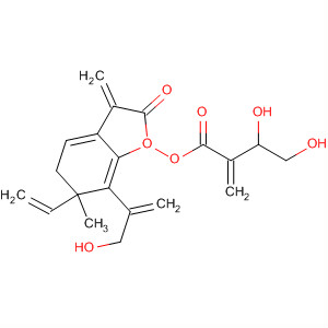 Butanoic acid, 3,4-dihydroxy-2-methylene-,  6-ethenyloctahydro-7-[1-(hydroxymethyl)ethenyl]-6-methyl-3-methylene-  2-oxo-4-benzofuranyl ester