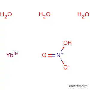 Molecular Structure of 81201-59-4 (Nitric acid, ytterbium(3+) salt, trihydrate)