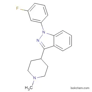 1H-Indazole, 1-(3-fluorophenyl)-3-(1-methyl-4-piperidinyl)-
