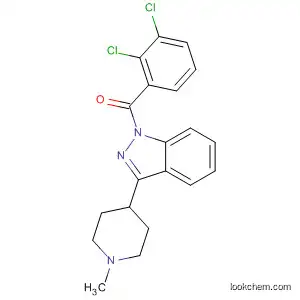Molecular Structure of 98295-25-1 (1H-Indazole, 1-(2,3-dichlorobenzoyl)-3-(1-methyl-4-piperidinyl)-)
