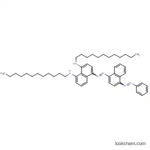 Molecular Structure of 98296-15-2 (1,8-Naphthalenediamine,
N,N'-didodecyl-4-[[4-(phenylazo)-1-naphthalenyl]azo]-)