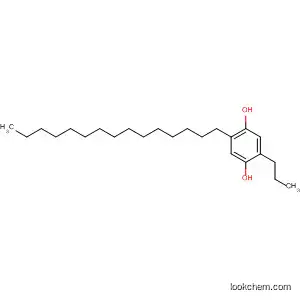 Molecular Structure of 98314-39-7 (1,4-Benzenediol, 2-pentadecyl-5-propyl-)