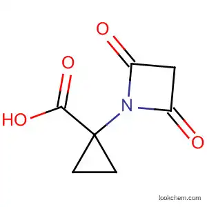 Molecular Structure of 98319-00-7 (Cyclopropanecarboxylic acid, 1-(2,4-dioxo-1-azetidinyl)-)