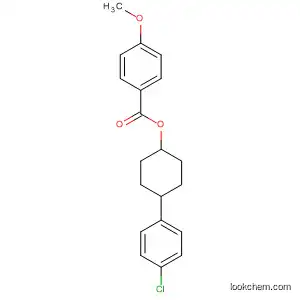 Molecular Structure of 98322-69-1 (Benzoic acid, 4-methoxy-, 4-(4-chlorophenyl)cyclohexyl ester, trans-)