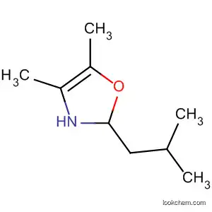 Molecular Structure of 98352-21-7 (Oxazole, 2,3-dihydro-4,5-dimethyl-2-(2-methylpropyl)-)