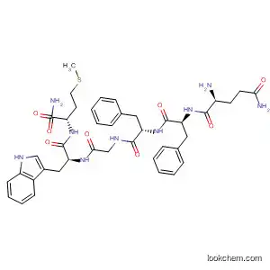 Molecular Structure of 98353-57-2 (L-Methioninamide,
L-glutaminyl-L-phenylalanyl-L-phenylalanylglycyl-D-tryptophyl-)
