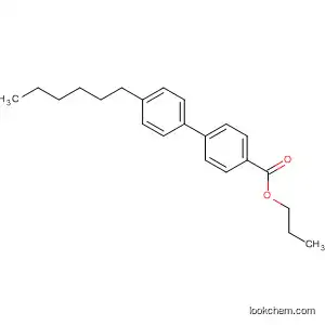 Molecular Structure of 98379-19-2 ([1,1'-Biphenyl]-4-carboxylic acid, 4'-hexyl-, propyl ester)