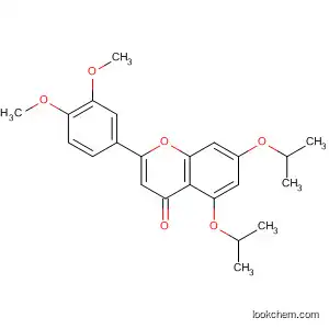 Molecular Structure of 98496-37-8 (4H-1-Benzopyran-4-one,
2-(3,4-dimethoxyphenyl)-5,7-bis(1-methylethoxy)-)