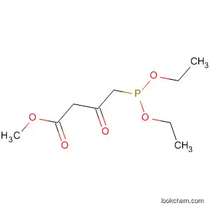 Molecular Structure of 109139-85-7 (Butanoic acid, 4-(diethoxyphosphinyl)-3-oxo-, methyl ester)