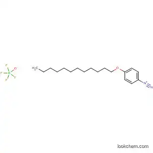 Molecular Structure of 114897-02-8 (Benzenediazonium, 4-(dodecyloxy)-, tetrafluoroborate(1-))