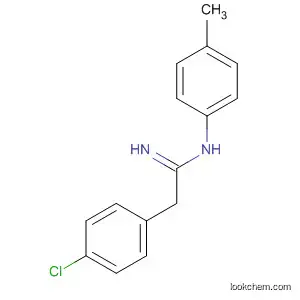 Molecular Structure of 121513-80-2 (Benzeneethanimidamide, 4-chloro-N-(4-methylphenyl)-)