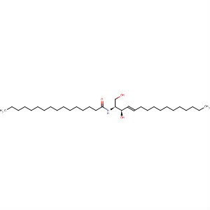 Molecular Structure of 123065-37-2 (Hexadecanamide,
N-[(1S,2R,3E)-2-hydroxy-1-(hydroxymethyl)-3-pentadecenyl]-)