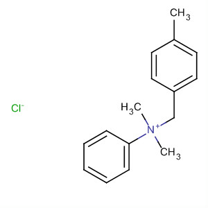 Molecular Structure of 131409-88-6 (Benzenemethanaminium, N,N,4-trimethyl-N-phenyl-, chloride)