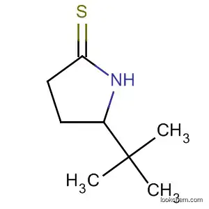 Molecular Structure of 142266-93-1 (2-Pyrrolidinethione, 5-(1,1-dimethylethyl)-)