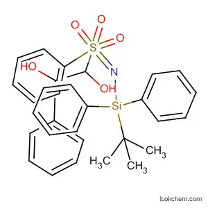 Molecular Structure of 142270-67-5 (1,2-Ethanediol,
1-[N-[(1,1-dimethylethyl)diphenylsilyl]-S-phenylsulfonimidoyl]-2-phenyl-)