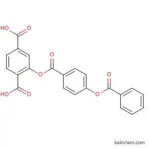 Molecular Structure of 142310-84-7 (1,4-Benzenedicarboxylic acid, 2-[[4-(benzoyloxy)benzoyl]oxy]-)