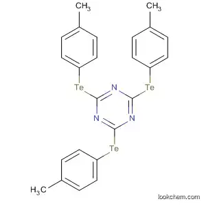 Molecular Structure of 142312-18-3 (1,3,5-Triazine, 2,4,6-tris[(4-methylphenyl)telluro]-)