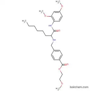 Benzoic acid,
4-[[[[(2,4-dimethoxyphenyl)amino]carbonyl]heptylamino]methyl]-,
2-methoxyethyl ester