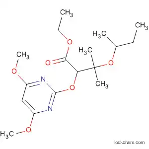 Butanoic acid,
2-[(4,6-dimethoxy-2-pyrimidinyl)oxy]-3-methyl-3-(1-methylpropoxy)-,
ethyl ester