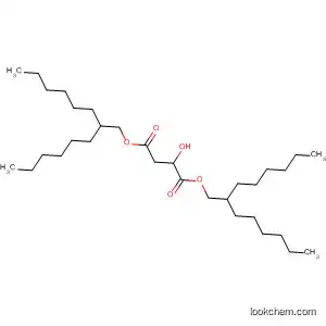 Molecular Structure of 144282-53-1 (Butanedioic acid, hydroxy-, bis(2-hexyloctyl) ester)