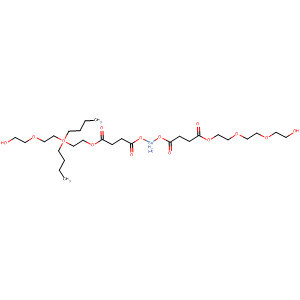 Molecular Structure of 144449-78-5 (3,6,9,14,16-Pentaoxa-15-stannaeicosan-20-oic acid,
6,6-dibutyl-1-hydroxy-10,13,17-trioxo-,
2-[2-(2-hydroxyethoxy)ethoxy]ethyl ester)