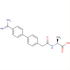 b-Alanine, N-[[4'-(aminoiminomethyl)[1,1'-biphenyl]-4-yl]acetyl]-