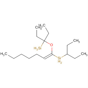 Silane, [[1-(diethylmethylsilyl)-1-heptenyl]oxy]diethylmethyl-, (E)- CAS No  144542-05-2