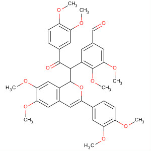 Benzaldehyde, 3-[2-(3,4-dimethoxyphenyl)-1-[3-(3,4-dimethoxyphenyl)-6,7-dimethoxy-1 H-2-benzopyran-1-yl]-2-oxoethyl]-4,5-dimethoxy-