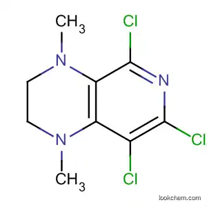 Molecular Structure of 144687-66-1 (Pyrido[3,4-b]pyrazine, 5,7,8-trichloro-1,2,3,4-tetrahydro-1,4-dimethyl-)