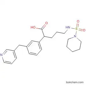 Molecular Structure of 145691-43-6 (Benzenepropanoic acid,
3-[2-[(1-piperidinylsulfonyl)amino]ethyl]-5-(3-pyridinylmethyl)-)