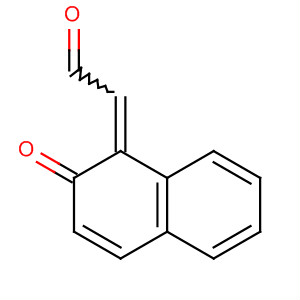 Molecular Structure of 160030-19-3 (Acetaldehyde, (2-oxo-1(2H)-naphthalenylidene)-)