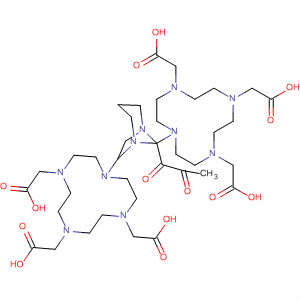 Molecular Structure of 167407-71-8 (1,4,7,10-Tetraazacyclododecane-1,4,7-triacetic acid,
10,10'-[(tetrahydro-1H-1,4-diazepine-1,4(5H)-diyl)bis(2-oxo-2,1-ethane
diyl)]bis-)