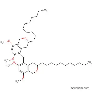 Molecular Structure of 168697-61-8 (1H-2-Benzopyran,
5,5'-methylenebis[3,4-dihydro-6,8-dimethoxy-3-undecyl-)